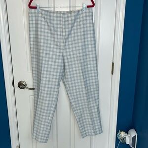 Ann Taylor high-rise slim leg zippered front size 14